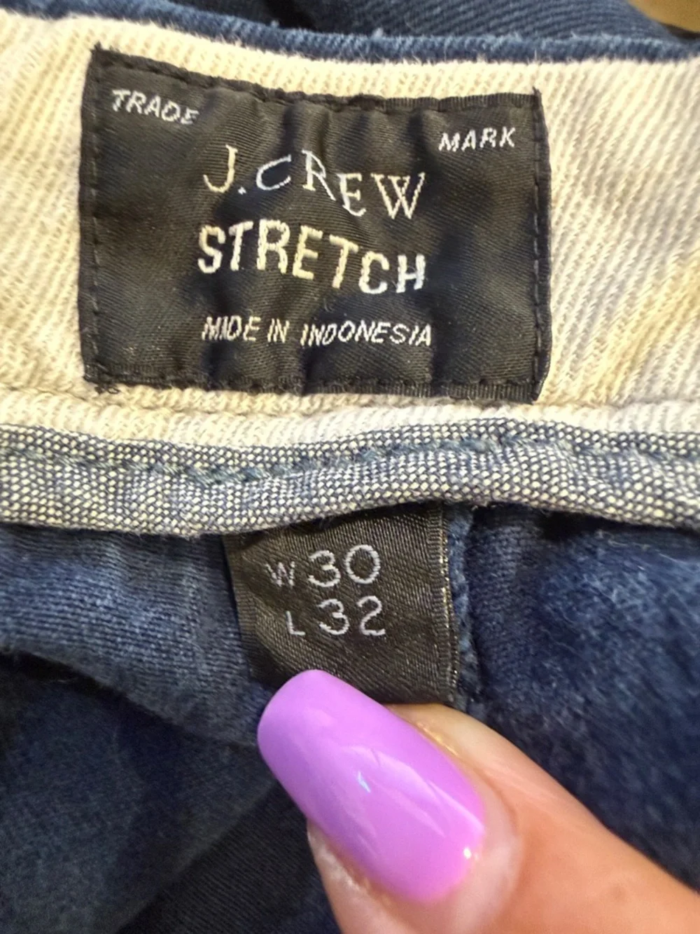 Men’s J. Crew Navy 484 Slim Straight Chinos